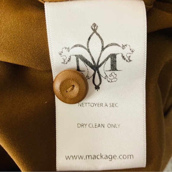 Mackage brown wool blend mini dress. Size 0. - Picture 5 of 6